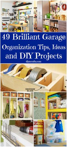 organized garage organization tips and diy projects