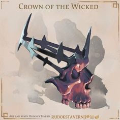 the cover art for crown of the wickerd by ruokustaveni