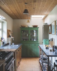 the kitchen is clean and ready for us to use