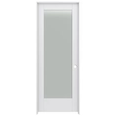 a white door on a white background