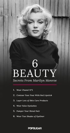 Lashes And Eyeliner, Chanel N 5, Celebrity Beauty Secrets, Daily Beauty Routine, Retro Glamour, Smink Inspiration, Signature Fragrance, Marilyn Monroe Photos, Norma Jean