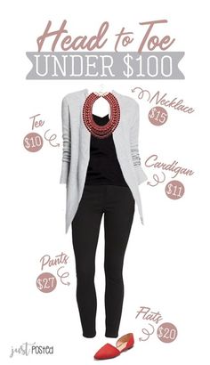 Need an entire new look from Head to Toe for under $100??!! This cocoon cardigan is a Just Posted favorite and it is on sale for only $11!!! It is currently in stock in the gray and a few other colors! Add this beaded red necklace (also available in gray and turquoise), black tee, black pants & a fun red flats and you have a great work look too! #ShopStyle #MyShopStyle #justposted #Justpostedblog #EntireLook #Under$100 #HeadtoToe #WeartoWork #WorkLook #OOTD #Holiday Vinyl Pants, Look Legging, Teen Outfits, The Necklace, Summer Work Outfits, Grey Cardigan, Petite Jeans, Work Wardrobe, Over The Top