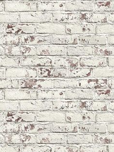 IR70101 Foundation Distressed Brick Wallpaper Lake House Paint Colors, Distressed Brick, Amazing Interiors, Wallpaper Book, Room Bedding, Tv Background, Brick Wallpaper, Drop Design, House Paint