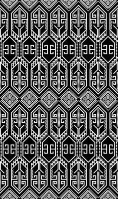 an abstract black and white pattern