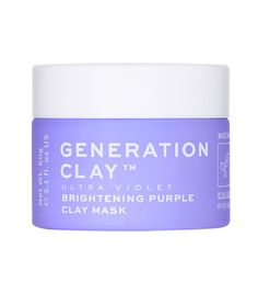 Generation Clay Ultra Violet Brightening Purple Clay Mask Tumeric For Acne, Face Masks For Glowing Skin, Masks For Glowing Skin, Combination Skin Face Wash, Clear Skin Diet, Glowing Skin Routine, Mask For Oily Skin, Best Face Serum, Cleanser For Oily Skin