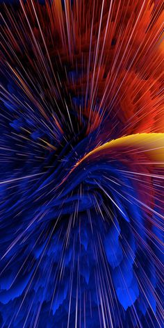 an abstract background with blue and orange colors