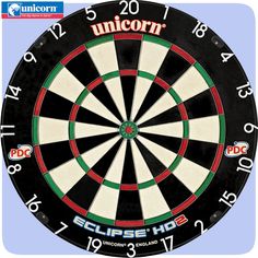 a dart board with numbers and arrows on it