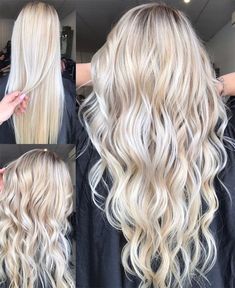 Balayage Hair Blonde Long, Balayage Long Hair, Curl Hair, Frontal Hairstyles, Balayage Hair Blonde, Hair Color For Women, High Ponytail