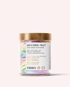 Unicorn Fruit After Shave Moisturizer Fruit Whip, Truly Beauty, Shave Butter, Apricot Fruit, Acai Fruit, Honeysuckle Flower, Body Polish, Turmeric Root, Whipped Body Butter