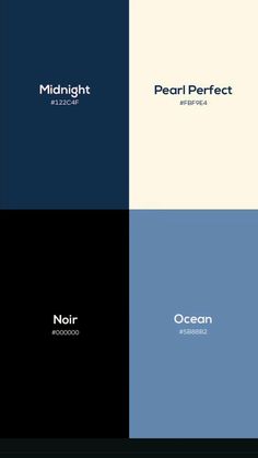 Paleta de color en azul calmante Ocean Blue Pantone, Blue Colour Palette, Color Palette, Color Schemes, Blue Color, Graphic Design, Blue, Color