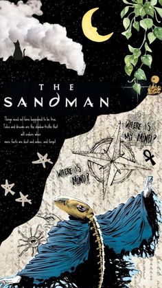 the cover to the book, the sandman