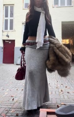 Winter Long Skirt Outfit