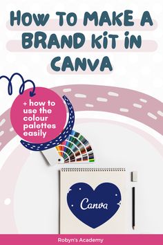 how to make a brand kit in canva