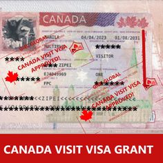 Canadian Tourist Visa Grant Canada Tourist Visa, Canadian Visa, Us Visa, Visa Consultant, Hearty Congratulations, Visa Canada, Level 8, Visit Canada, Travel Canada