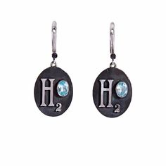 Aquarius H2O Earrings – Anastasia Simes Dagger Earrings, Spinel Gemstone, Snake Earrings