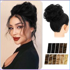 PRICES MAY VARY. Product Features: 100% real human hair messy bun hair piece, natural curl style(not be too curly), longer hair length and more hair volume design, making the chignon hair bun extension more fluffy and full. This perfecet design will not make people with less hair feel too heavy, or make people with more hair feel too sparse. Original Design Intension: hair buns hair piece itself is to facilitate the existence of taking care of hairstyles. Human hair scrunchies messy bun is suita Natural Wavy Curly Hair, 90s Updo, Hair Bun Extension, Curly Hair Bun, Messy Bun Hair Piece, Messy Hair Bun, Curly Bun Hairstyles, Hair Messy, Bun Hair Piece