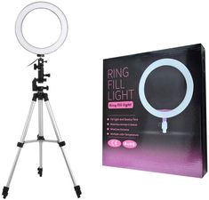 Ring Fill Light 26cm With 7 Feet Stand and a Mobile Holder Video/Photography - Brother-mart Perfect Makeup Tutorial, Selfie Makeup, Phone Tripod, Selfie Ring Light, Mobile Holder, Light Ring, Face Beauty, Tripod Stand, Led Ring Light