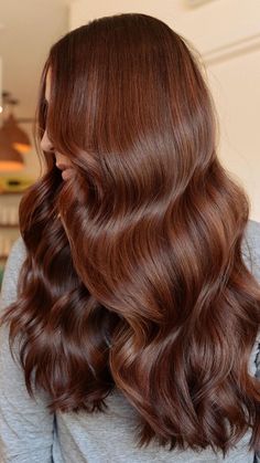 Level 5 Copper Brown Hair, Brunette On Pale Skin, Trendy Copper Hair, Pretty Fall Hair Color Brunettes, Cooper Lowlights On Brown Hair, Spicy Cinnamon Hair Color, Spring Season Hair Color, Level 5 Copper Hair, Chocolate Brown Hair With Copper Tones