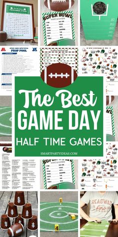 the best game day games for kids to play on their own football field and other activities