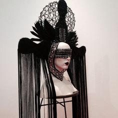 Gothic Sci Fi, Fantasy Headdress, Gothic Mask, Gothic Vampire, 다크 판타지, Black Goth, Carnival Costumes