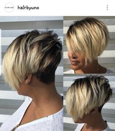 Short Hairstyles With Highlights, Hairstyles With Highlights, Layered Pixie Cut, Bob Cuts, Side Hairstyles