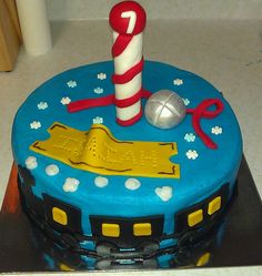 a birthday cake for a one year old boy