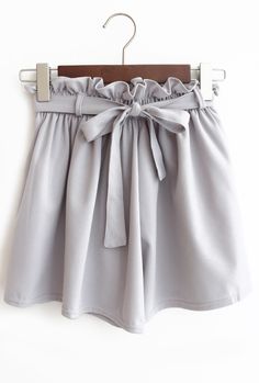 With Bow Wide Leg Chiffon Shorts 9.90 Astrid Aesthetic, Chiffon Shorts, Bow Shorts, Rock Outfit, Beautiful Clothes, Cropped Trousers, Marie Antoinette, Girly Outfits, Skirt Outfits