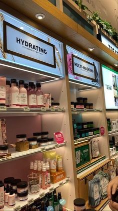 Pharmacy Ideas, Retail Shop Design, Cosmetic Business, Healthcare Interior Design, Ladies Video, Skincare Store, Skincare Products Photography, Dream Closet Design, Nail Salon Decor