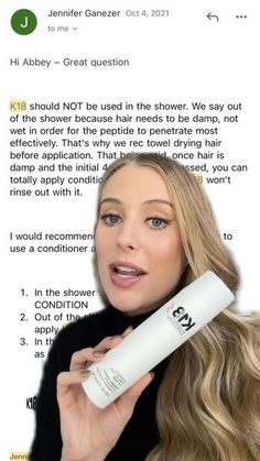 Abbey Yung on Instagram: "As someone with tangly bleached hair, using K18 with conditioner is a game changer for me! If K18 works great for you without conditioner, keep doing you xx #k18 #k18hair" K18 Before And After, Abbey Yung Hair, Mascara Hacks, Mascara Tips, Instagram Search, Bleached Hair, My Youtube Channel, Dry Hair, Game Changer