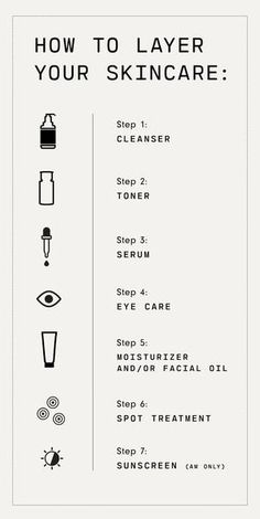 How to Layer Your Skincare – Versed Skin Clear Glass Skin Routine, Glass Skin Routine Natural, Face Routine Order, Glass Skin Tips, Glass Skin Routine, Basic Skincare Routine, Skincare Routine Order, Haut Routine, Skin Facts