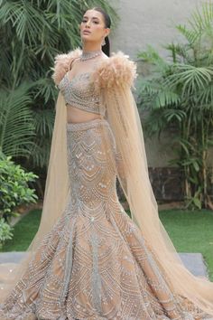 Engagement Dress For Bride, Indian Bridesmaid Dresses, Bridal Lehenga Designs, Latest Bridal Lehenga, Lehenga Designs Simple