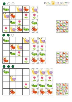 an insect themed sud game for children to practice counting the numbers in order to make it easier