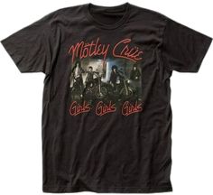 Motley Crue Shirt, Motley Crüe, Rock Tees, I'm With The Band, Motley Crue, Mötley Crüe, Girl Fits, Girls Tees, Inspiration Mode