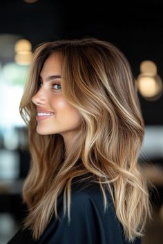 47 Warm Bronde Hair Ideas That Will Make You Ditch The Bottle Blonde Fall Dirty Blonde Hair, Highlights Blended, Warm Bronde Balayage, Warm Bronde, Warm Blonde Highlights, Buttery Blonde, Bottle Blonde, Rich Brunette, Golden Highlights