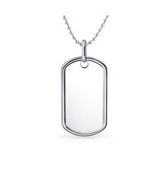 in stock Cheap Silver Dog Tag Necklace, Silver Dog Tag Necklace With Ball Chain, Stainless Steel Dog Tag Necklace With Box Chain, Silver Nickel-free Dog Tag Necklace, Vintage Silver Dog Tag Necklace, Dog Tags Military, Bling Jewelry, Ball Chain, Dog Tags