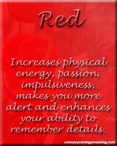 a red rose with the words, i increase physical energy, passion, impulsiveness, makes you more alert and enhances your ability to remember details