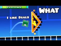 an animated video game with the words what i like duals in front of it