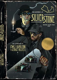 the mystery at silver stone by lewis hamilton and george russell