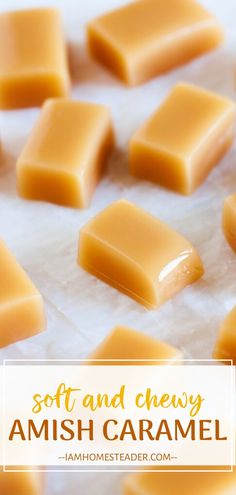 soft and chewy amish caramel candy