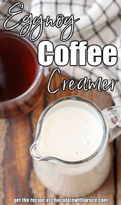 an image of coffee creamer with text overlay