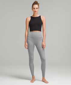 When Feeling Nothing Is Everything. The Lululemon Align Collection, Powered By Nulu Fabric, Is So Weightless And Buttery Soft, All You Feel Is Your Practice. Designed For Yoga. Full Length Intended To Sit At Ankle. Hidden Waistband Pocket Fits A Card Or A Key, And Wont Get In Your Way. This Collections Great For Low-Impact Workouts Like Yoga, Or Whenever You Want To Feel Really, Really Comfortable. | lululemon Align™ High-Rise Pant 28"