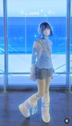 Y2k Cybercore Outfits, Soft Gamine, Futuristic Fashion, Y2k Outfits, Future Fashion, J Fashion, Blue Outfit, Kawaii Clothes, Harajuku Fashion