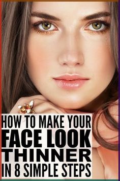 LOOK SLIMMER INSTANTLY with a list of our best FACE-SLIMMING SECRETS! How Do You Make Your Face Thinner, Make Face Thinner With Makeup, Bangs To Slim Face, How To Make Face Appear Slimmer, How To Make Face Thinner, Make Up To Slim Your Face, Makeup To Make Your Face Slimmer, Face Slim Makeup, Contour For Skinnier Face