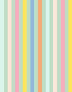 a striped wallpaper pattern with pastel colors