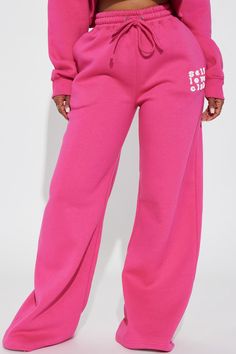 Available In Pink. Sweatpants Elastic Waist Wide Leg Front Screen Detail Stretch Disclaimer: Due to the nature of the sublimation print process, each garment is unique 60% Cotton 40% Polyester Imported | Self Love Club Wide Leg Sweatpants in Pink size Medium by Fashion Nova Wide Leg Sweat Pants, Cheap Purple Sweatshirt For Loungewear, Soft Baddie Aesthetic, Light Pink Free City Sweatpants, Purple And White Sweatpants, Wide Leg Sweatpants Outfit, Cheap Pink Hooded Sets, Family Dinner Outfit, Cute Easter Outfits