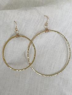 "Enjoy the little things."  Simple and chic, our Boho Hoops are hand hammered hoops, perfect... Everyday Circle Jewelry Tarnish Resistant, Everyday Tarnish-resistant Jewelry, Gold Hoop Jewelry In Stainless Steel, Gold Hoop Stainless Steel Jewelry, Gold Stainless Steel Hoop Jewelry, Matte Gold Jewelry Gift, Everyday Hammered Oval Jewelry, Nickel-free Gold Stainless Steel Hoop Earrings, Everyday Oval Hammered Jewelry