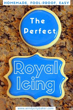 the perfect royal icing for cookies and cupcakes