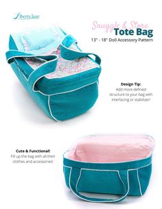 the instructions for how to make an insulated diaper bag