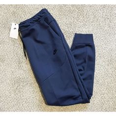 Nike Tech Fleece Joggers Pants Sweats Navy Blue Jogger Cu4495-410 Men's Xl. Nike Tech Fleece Men, Mens Nike Sweatpants, Nike Sweatpants Mens, Nike Tech Fleece Joggers, Nike Tech Fleece Pants, Grey Nike Joggers, Mens Athletic Pants, Blue Joggers, Joggers Pants