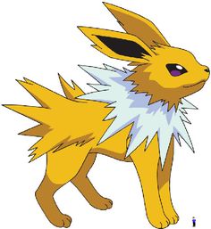 an image of a yellow and white pokemon